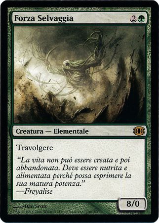 Forza Selvaggia Force of Savagery Future Sight Italian Singles Forza Selvaggia Force of Savagery Future Sight Italian Singles