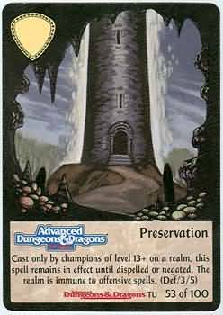 Preservation Spellfire The Underdark Singles Preservation Spellfire The Underdark Singles