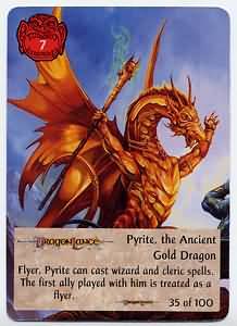 Pyrite the Ancient Gold Dragon Spellfire Dragonlance Singles Pyrite the Ancient Gold Dragon Spellfire Dragonlance Singles