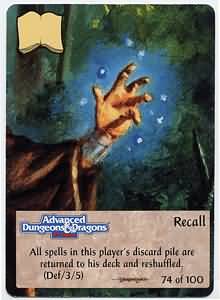 Recall Spellfire Dragonlance Singles Recall Spellfire Dragonlance Singles