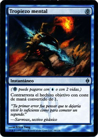 Tropiezo mental Mental Misstep New Phyrexia Spanish Singles Tropiezo mental Mental Misstep New Phyrexia Spanish Singles