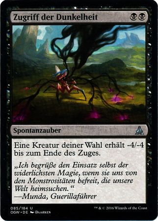 Zugriff der Dunkelheit Grasp of Darkness DE Oath of the Gatewatch German Singles Zugriff der Dunkelheit Grasp of Darkness DE Oath of the Gatewatch German Singles
