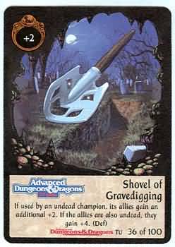 Shovel of Gravedigging Spellfire The Underdark Singles Shovel of Gravedigging Spellfire The Underdark Singles