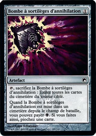 Bombe a sortileges d annihilation Nihil Spellbomb Scars of Mirrodin French Singles Bombe a sortileges d annihilation Nihil Spellbomb Scars of Mirrodin French Singles