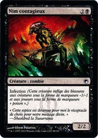 Nim contagieux Contagious Nim Scars of Mirrodin French Singles Nim contagieux Contagious Nim Scars of Mirrodin French Singles