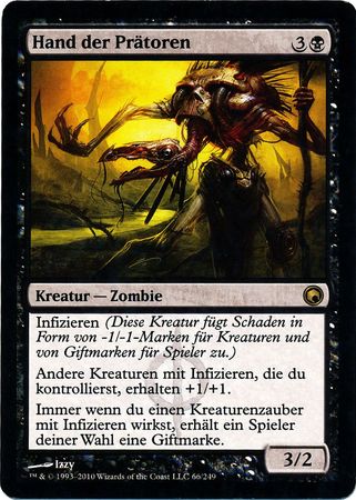 Hand der Pratoren Hand of the Praetors Scars of Mirrodin German Singles Hand der Pratoren Hand of the Praetors Scars of Mirrodin German Singles