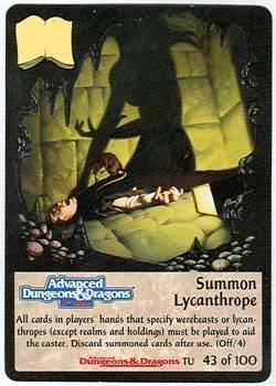 Summon Lycanthrope Summon Lycanthrope