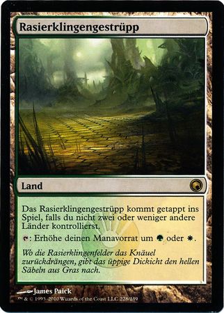 Rasierklingengestrupp Razorverge Thicket Scars of Mirrodin German Singles Rasierklingengestrupp Razorverge Thicket Scars of Mirrodin German Singles
