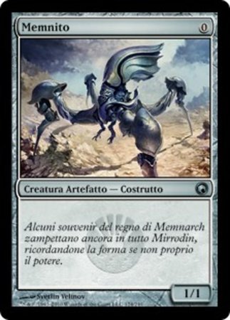 Memnito Memnite IT Scars of Mirrodin Italian Singles Memnito Memnite IT Scars of Mirrodin Italian Singles
