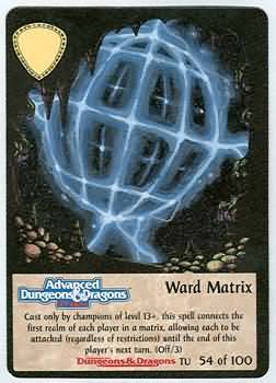 Ward Matrix Ward Matrix