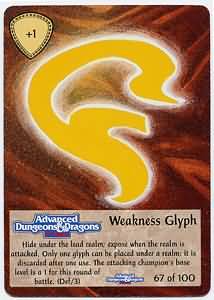 Weakness Glyph Spellfire Artifacts Singles Weakness Glyph Spellfire Artifacts Singles