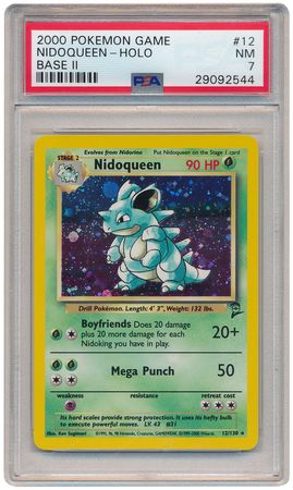 Nidoqueen 12 130 PSA NM 7 Holo Rare Base Set 2 2544 Base Set 2 Singles Nidoqueen 12 130 PSA NM 7 Holo Rare Base Set 2 2544 Base Set 2 Singles