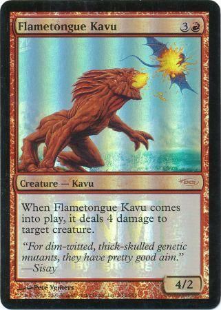 4 Flametongue Kavu ~ Red Planeshift Mtg Magic Uncommon 4x x4 