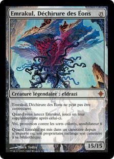 Emrakul Dechirure des Eons Emrakul the Aeons Torn Foil Rise of the Eldrazi French Singles Emrakul Dechirure des Eons Emrakul the Aeons Torn Foil Rise of the Eldrazi French Singles