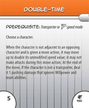 Double Time F005 Feat Card Fantastic Forces Marvel Heroclix Marvel Fantastic Forces Double Time F005 Feat Card Fantastic Forces Marvel Heroclix Marvel Fantastic Forces