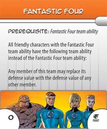 Fantastic Four F007 Feat Card Fantastic Forces Marvel Heroclix Marvel Fantastic Forces Fantastic Four F007 Feat Card Fantastic Forces Marvel Heroclix Marvel Fantastic Forces