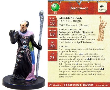 Archmage 14 Angelfire D D Miniatures 