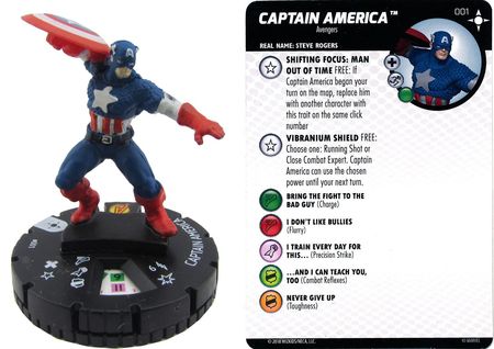 Captain America 001 Secret Wars Battleworld Marvel Heroclix Captain America 001 Secret Wars Battleworld Marvel Heroclix