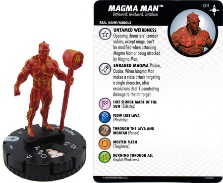 Magma Man 011 Secret Wars Battleworld Marvel Heroclix Magma Man 011 Secret Wars Battleworld Marvel Heroclix