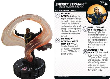 Sheriff Strange #063 Chase Rare Secret Wars - HeroClix | TrollAndToad