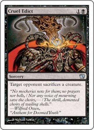 Cruel Edict MTG 9th Edition Singles Cruel Edict MTG 9th Edition Singles