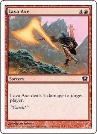 Lava Axe MTG 9th Edition Singles Lava Axe MTG 9th Edition Singles
