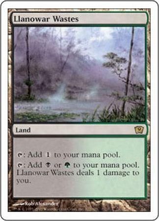 Llanowar Wastes MTG 9th Edition Singles Llanowar Wastes MTG 9th Edition Singles