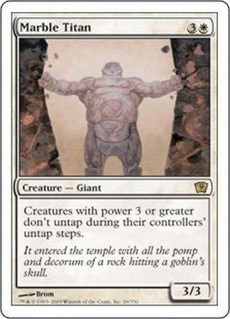 Marble Titan MTG 9th Edition Singles Marble Titan MTG 9th Edition Singles
