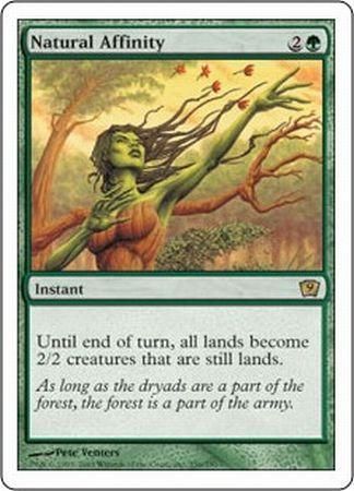 Natural Affinity MTG 9th Edition Singles Natural Affinity MTG 9th Edition Singles