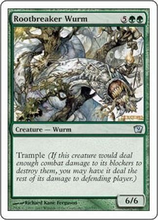 Rootbreaker Wurm MTG 9th Edition Singles Rootbreaker Wurm MTG 9th Edition Singles