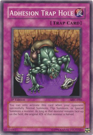 Adhesion Trap Hole MFC 050 Common 1st Edition Magician s Force MFC Singles Adhesion Trap Hole MFC 050 Common 1st Edition Magician s Force MFC Singles