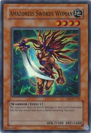 Amazoness Swords Woman DR1 EN116 Super Rare Dark Revelation 1 DR1 Amazoness Swords Woman DR1 EN116 Super Rare Dark Revelation 1 DR1