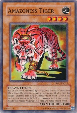 Amazoness Tiger DR1 EN118 Common Amazoness Tiger DR1 EN118 Common