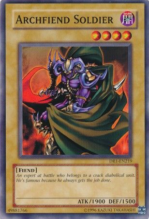 Archfiend Soldier DR1 EN219 Common Archfiend Soldier DR1 EN219 Common