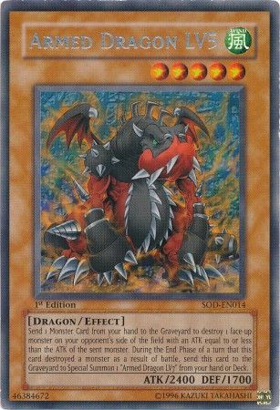 YGO Horus The Black Flame Dragon LV4 Ultimate Soul Of The Duelist SOD-en006