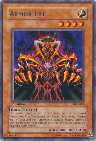 Armor Exe MFC 075 Rare 1st Edition Magician s Force MFC Singles Armor Exe MFC 075 Rare 1st Edition Magician s Force MFC Singles