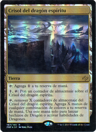 Crisol del dragon espiritu Crucible of the Spirit Dragon Foil Fate Reforged Spanish Singles Crisol del dragon espiritu Crucible of the Spirit Dragon Foil Fate Reforged Spanish Singles