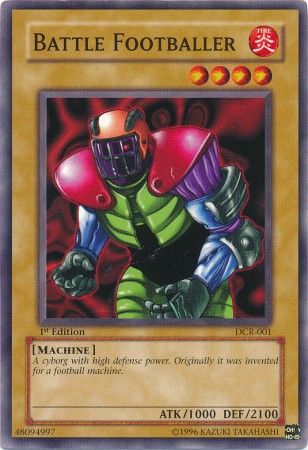 Battle Footballer DCR 001 Common 1st Edition Dark Crisis DCR 1st Edition Singles Battle Footballer DCR 001 Common 1st Edition Dark Crisis DCR 1st Edition Singles