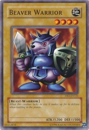 Beaver Warrior DB1 EN121 Common Dark Beginning 1 DB1 Beaver Warrior DB1 EN121 Common Dark Beginning 1 DB1