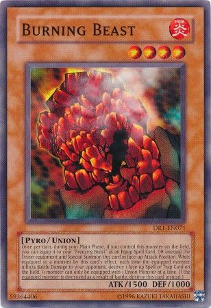 Burning Beast DR1 EN071 Common Dark Revelation 1 DR1 Burning Beast DR1 EN071 Common Dark Revelation 1 DR1