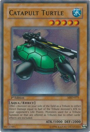 Catapult Turtle - MRD-075 - Super Rare 1st Edition