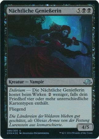 Nachtliche GenieBerin Dusk Feaster Foil Eldritch Moon German Singles Nachtliche GenieBerin Dusk Feaster Foil Eldritch Moon German Singles