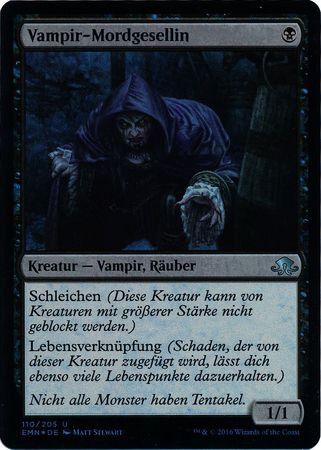 Vampir Mordgesellin Vampire Cutthroat Foil Eldritch Moon German Singles Vampir Mordgesellin Vampire Cutthroat Foil Eldritch Moon German Singles
