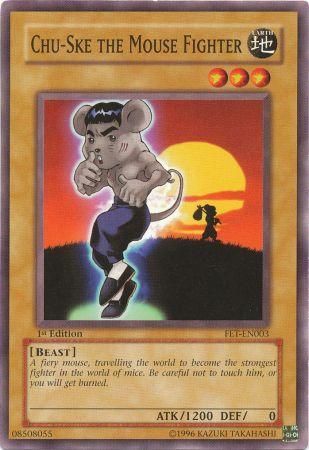 Chu Ske the Mouse Fighter FET EN003 Common 1st Edition Chu Ske the Mouse Fighter FET EN003 Common 1st Edition