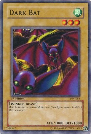 Dark Bat PSV 058 Common 1st Edition Dark Bat PSV 058 Common 1st Edition