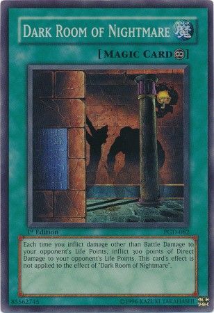 Dark Room of Nightmare PGD 082 Super Rare 1st Edition Dark Room of Nightmare PGD 082 Super Rare 1st Edition