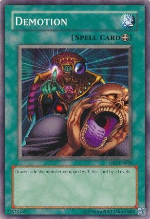 Demotion DR1 EN084 Common Dark Revelation 1 DR1 Demotion DR1 EN084 Common Dark Revelation 1 DR1