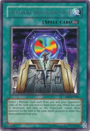 Different Dimension Gate DR1 EN206 Rare Dark Revelation 1 DR1 Different Dimension Gate DR1 EN206 Rare Dark Revelation 1 DR1