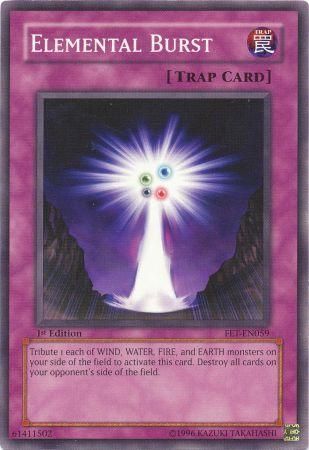 Elemental Burst FET EN059 Common 1st Edition Elemental Burst FET EN059 Common 1st Edition