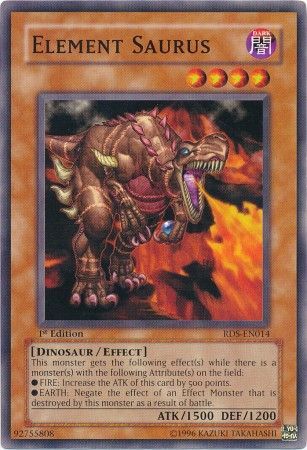 Element Saurus RDS EN014 Common 1st Edition Rise of Destiny RDS 1st Edition Singles Element Saurus RDS EN014 Common 1st Edition Rise of Destiny RDS 1st Edition Singles